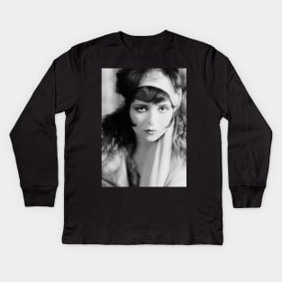 Clara Bow Kids Long Sleeve T-Shirt